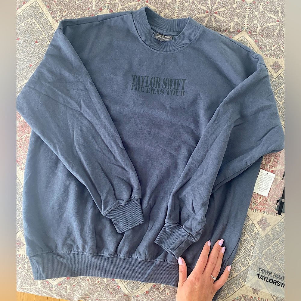 Taylor Swift Eras Tour Blue Crewneck
